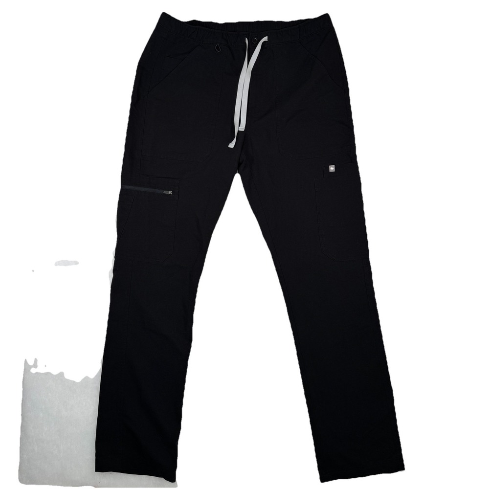 FIGS Technical Collection Red Scrub Pants Small Drawstring